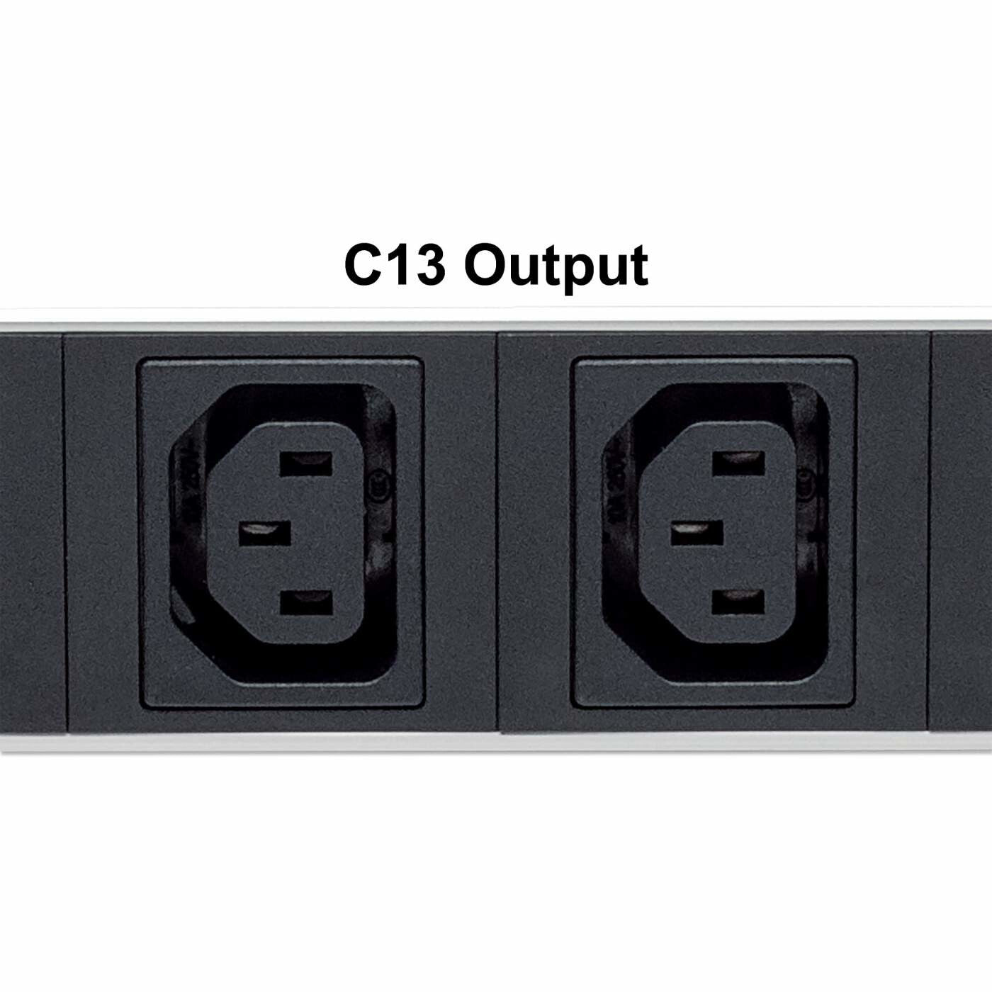 Intellinet Barra multicontactos de 8 salidas para montaje en rack de 19"