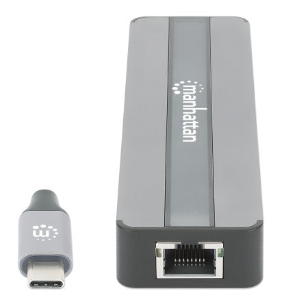 DOCKING USB, MANHATTAN, 153928, -C  7 PTOS, HDMI, RED, USB-C PD/2XUSBV3.2, SD/MICRO SD