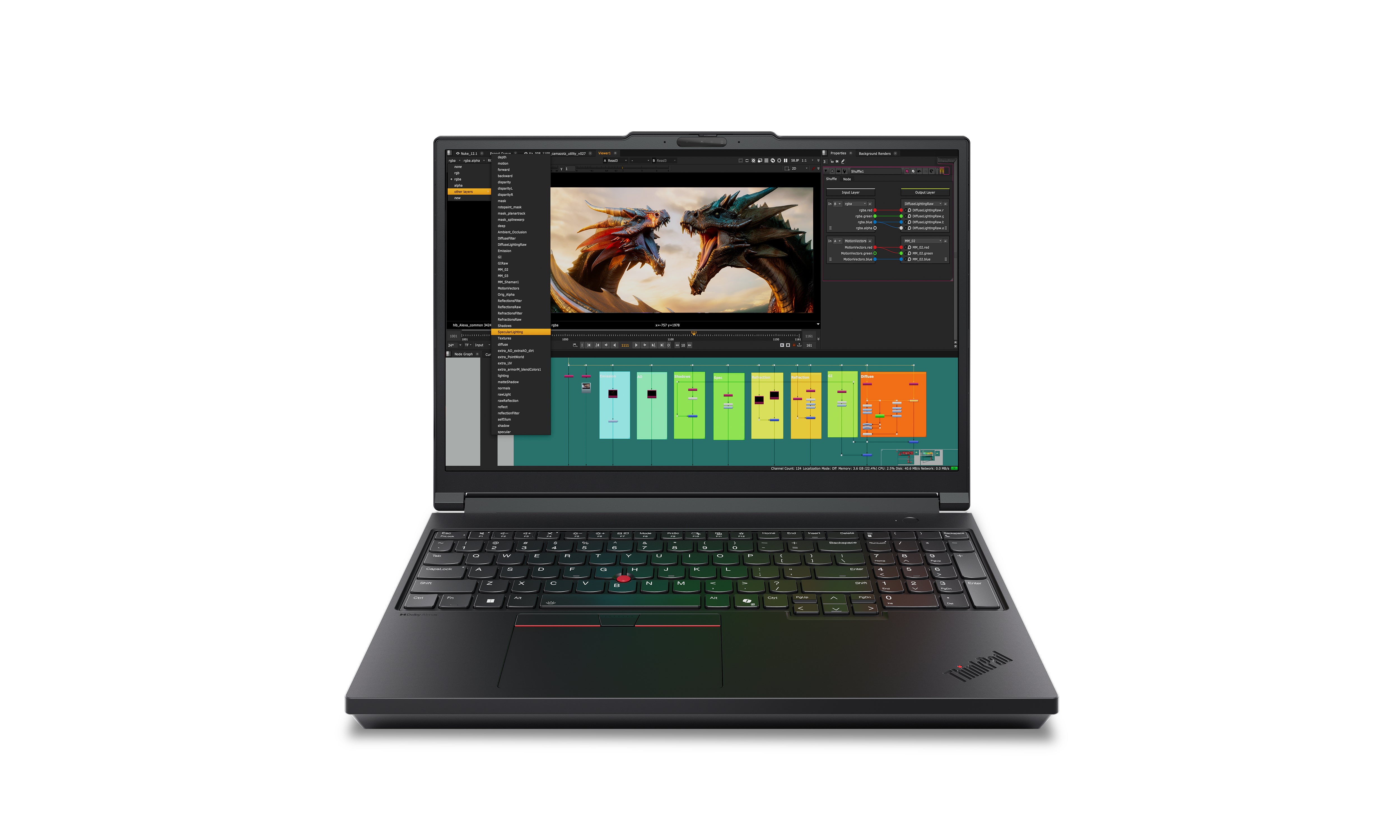 Workstation Lenovo ThinkPad P16 G3 Intel Core Ultra 7 255HX 16 Win11Pro64 32GB 1TB SSD NVIDIA RTX3000 12GB