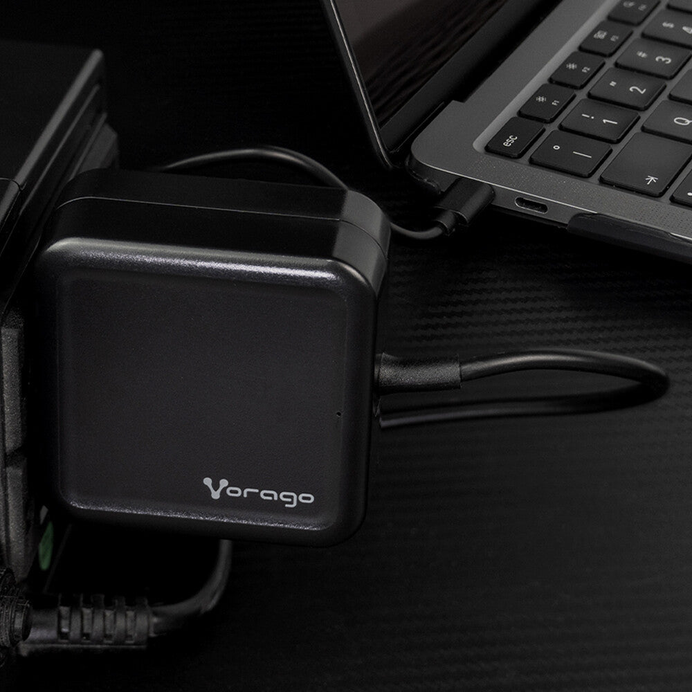 Vorago AU-501 cargador de dispositivo móvil Universal Negro Corriente alterna Carga rápida Interior