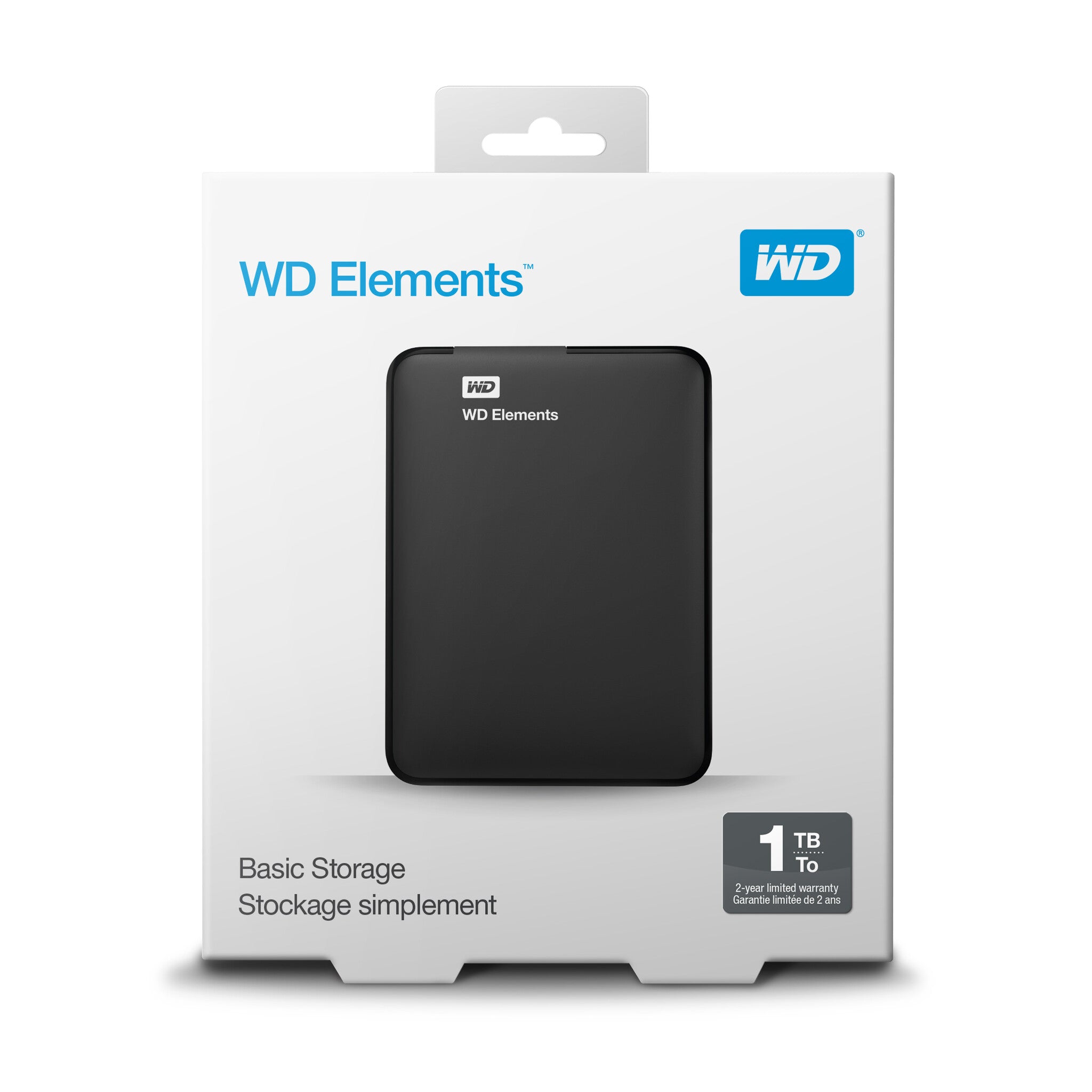 Western Digital Elements Portable disco duro externo 1 TB 2.5" Micro-USB B 3.2 Gen 1 (3.1 Gen 1) Negro
