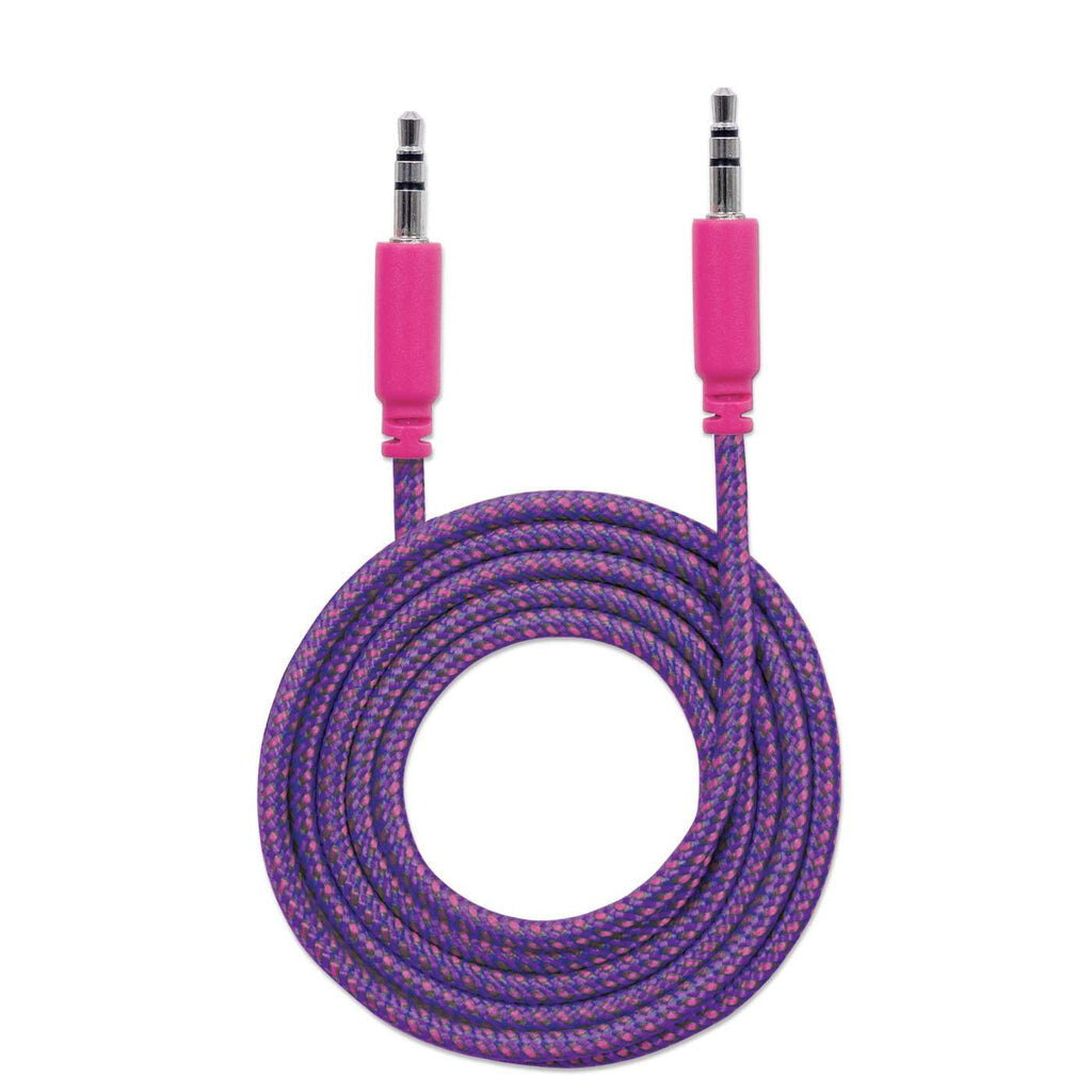 Manhattan Cable de audio con recubrimiento textil