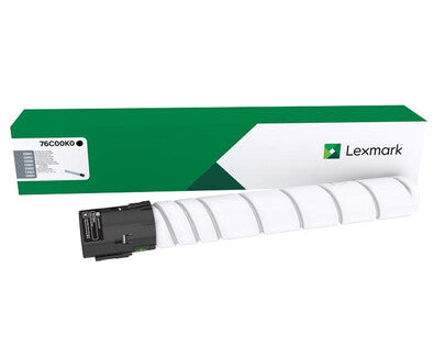 Lexmark 76C00K0 cartucho de tóner 1 pieza(s) Original Negro