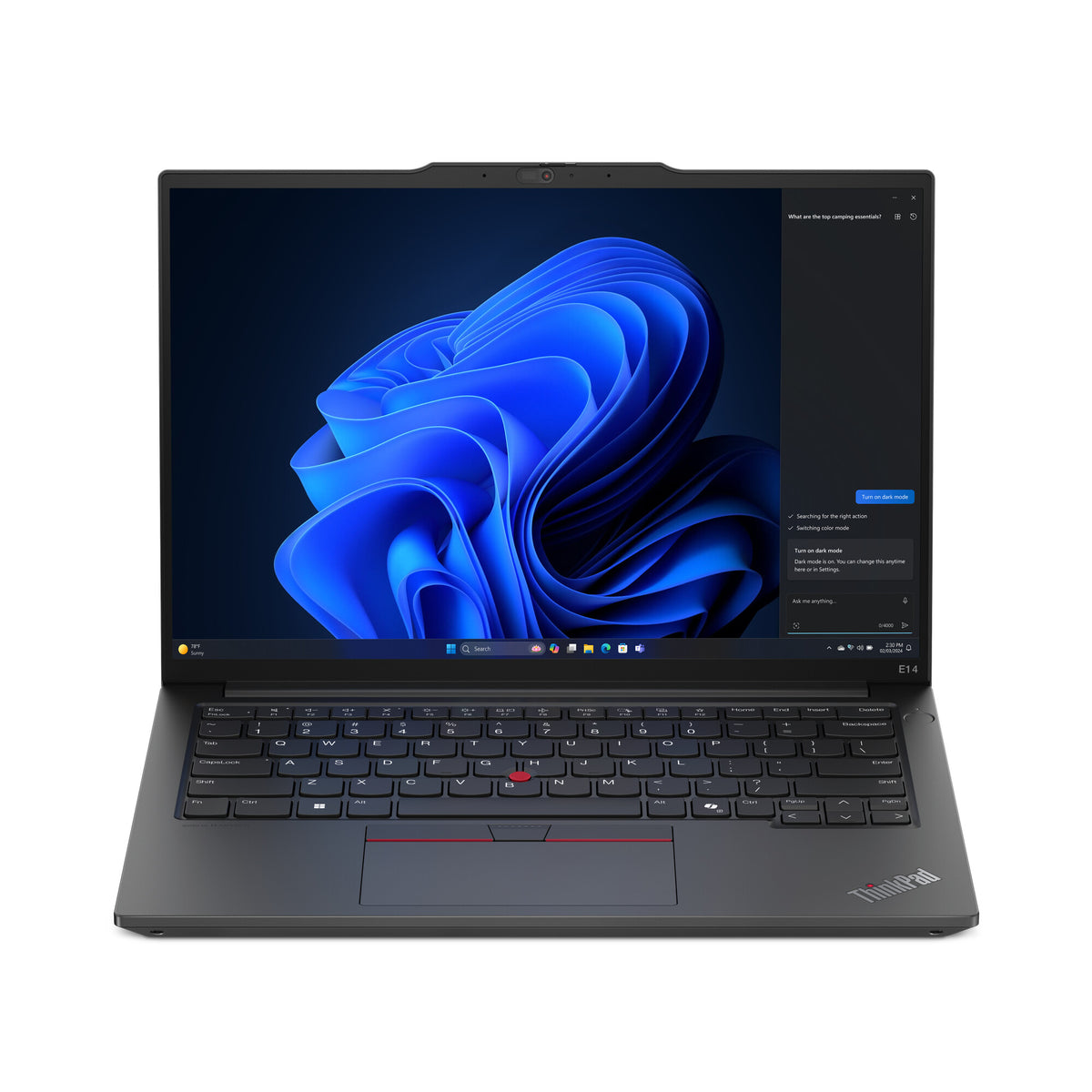 Lenovo ThinkPad E14 Gen 6 (Intel) Intel Core Ultra 7 155H Computadora portátil 35.6 cm (14") WUXGA 16 GB DDR5-SDRAM 512 GB SSD Wi-Fi 6E (802.11ax) Windows 11 Pro Español Negro