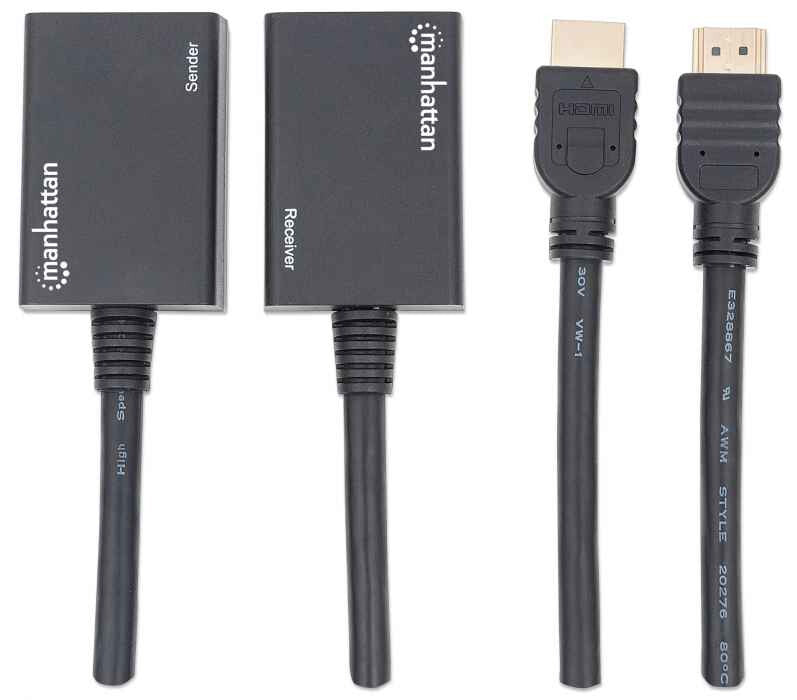 Manhattan Extensor de HDMI por Cat5e/Cat6
