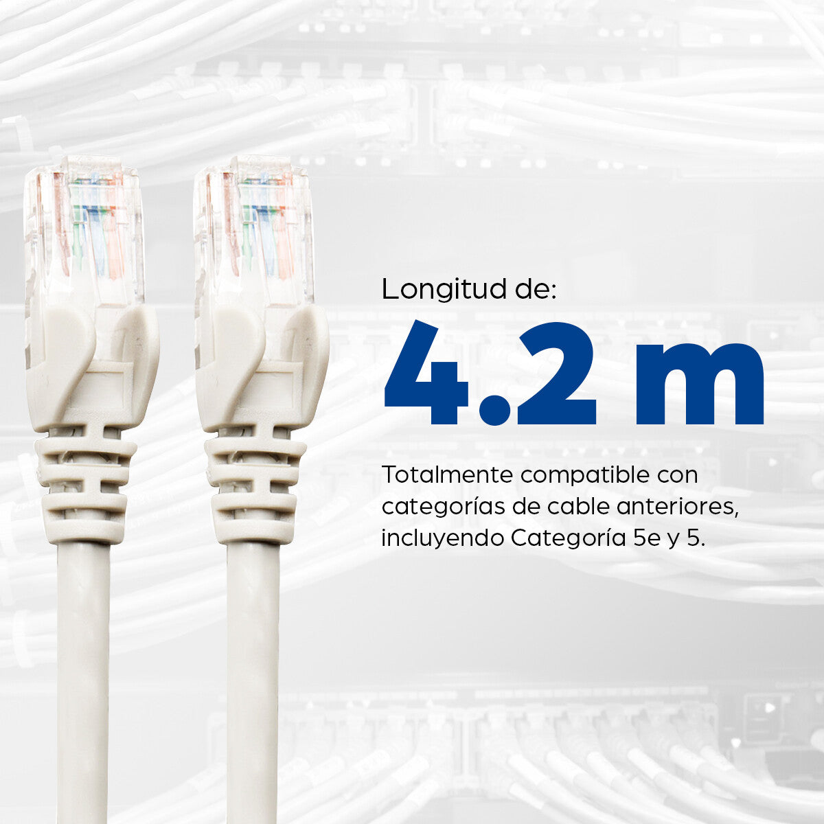 Intellinet Cable Patch Cat6, UTP