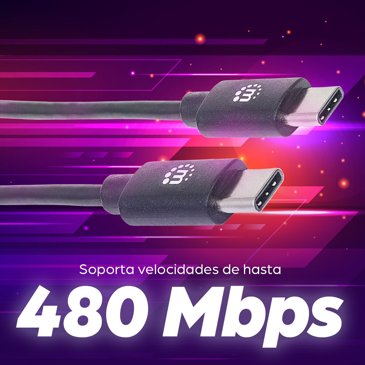 Manhattan Cable para Dispositivos USB C de Alta Velocidad