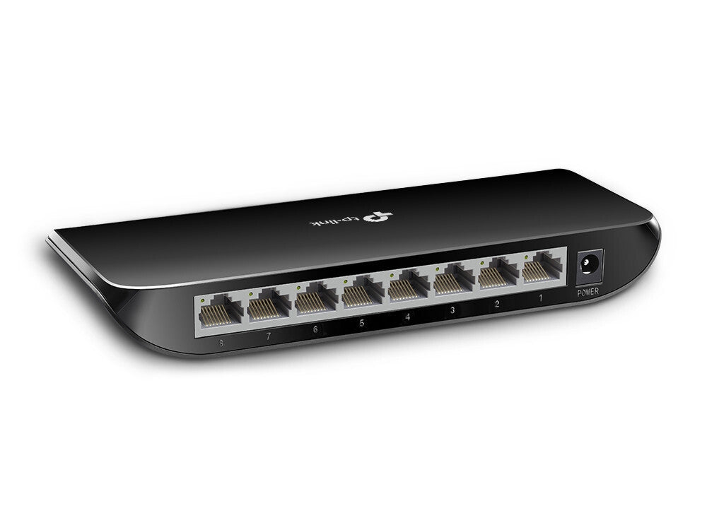 TP-Link TL-SG1008D No administrado Gigabit Ethernet (10/100/1000) Negro