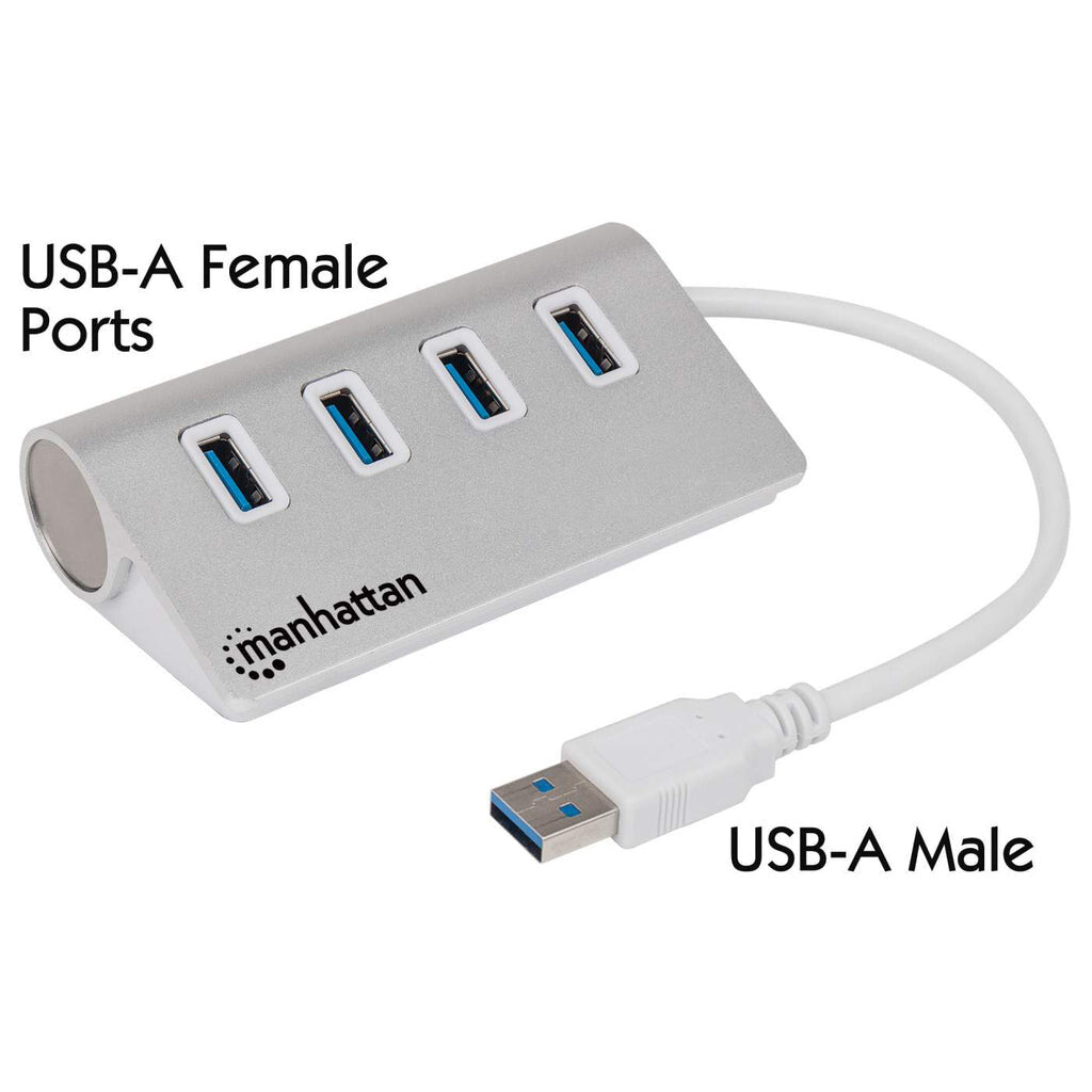 Manhattan Hub USB 3.0 SuperSpeed de 4 Puertos