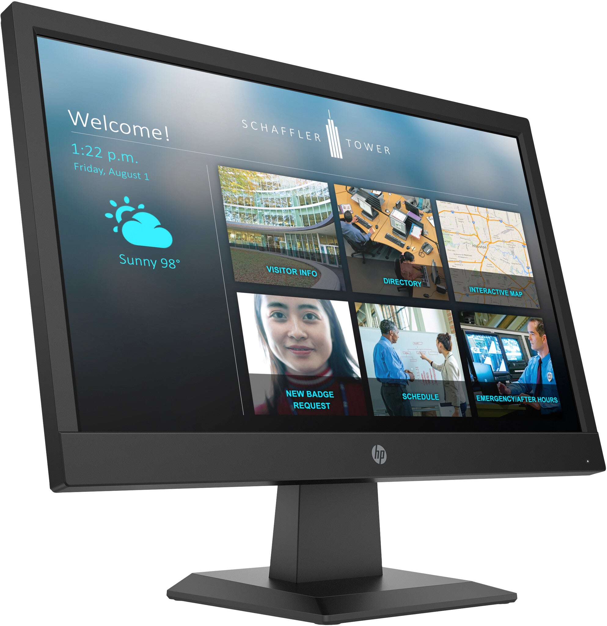 HP P19b G4 Monitor monitor de computadora 47 cm (18.5") 1366 x 768 Pixeles WXGA LED Negro