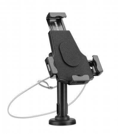 Manhattan Soporte para Tablet o iPad 2 en 1, soporte de escritorio con cerradura y soporte de montaje en pared