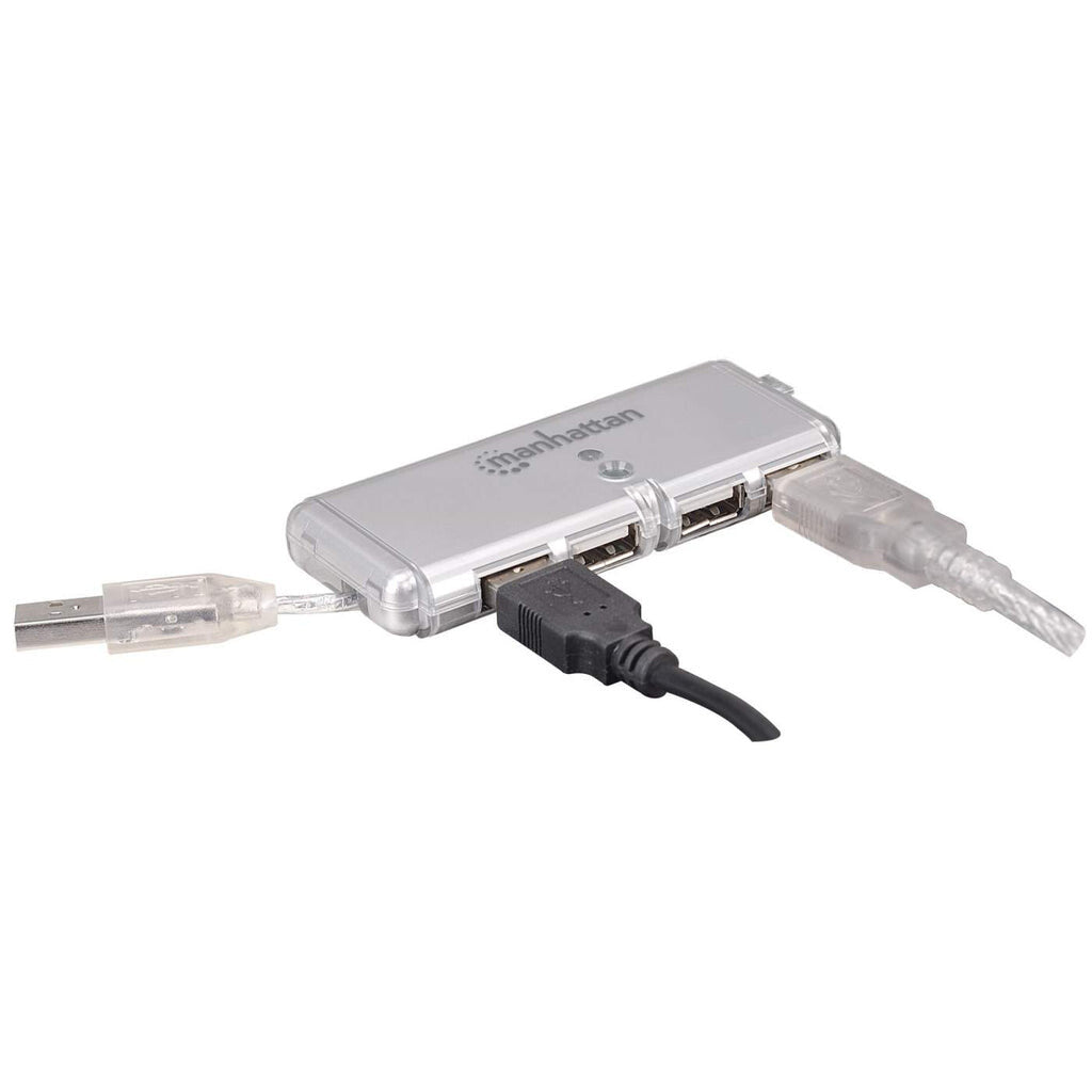 Manhattan Hub de Bolsillo USB de Alta Velocidad 2.0