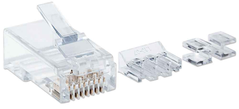 Intellinet PLUG RJ45 CAT6A SOLIDO UTP BOTE 80 PZAS ORO 50-MICRAS PRO