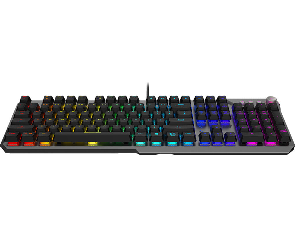 MSI STRIKE 600 SILEN teclado Juego USB QWERTY Inglés de EE.UU. Negro