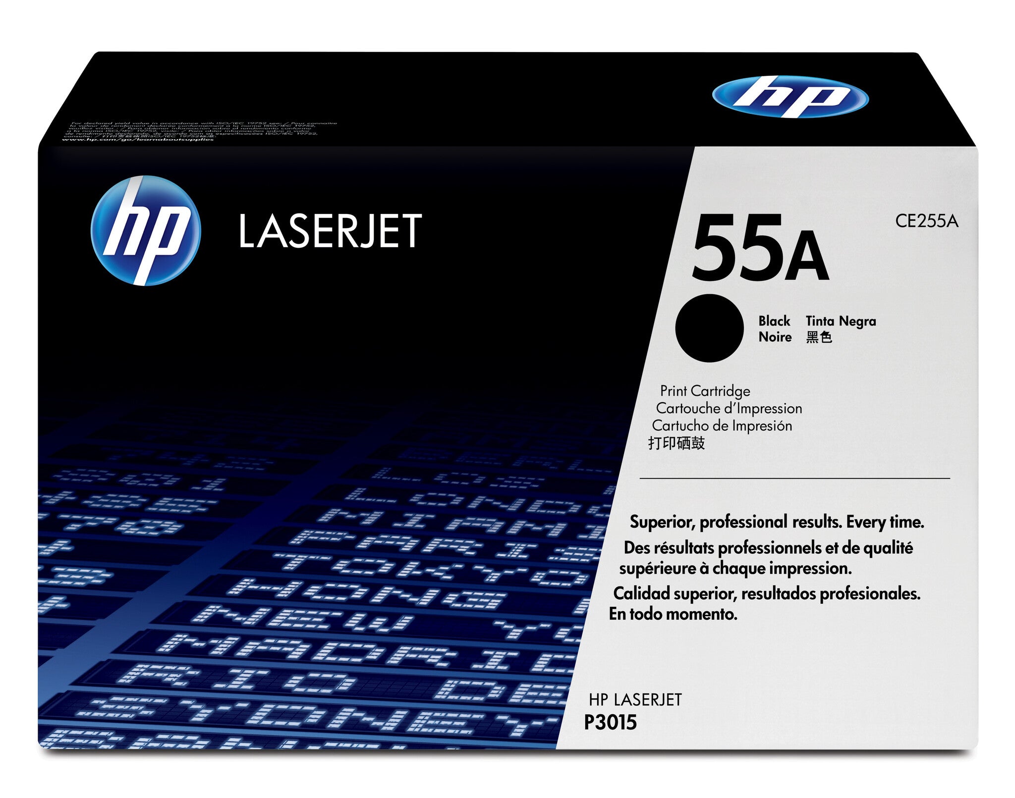 HP Cartucho original de tóner negro 55A LaserJet