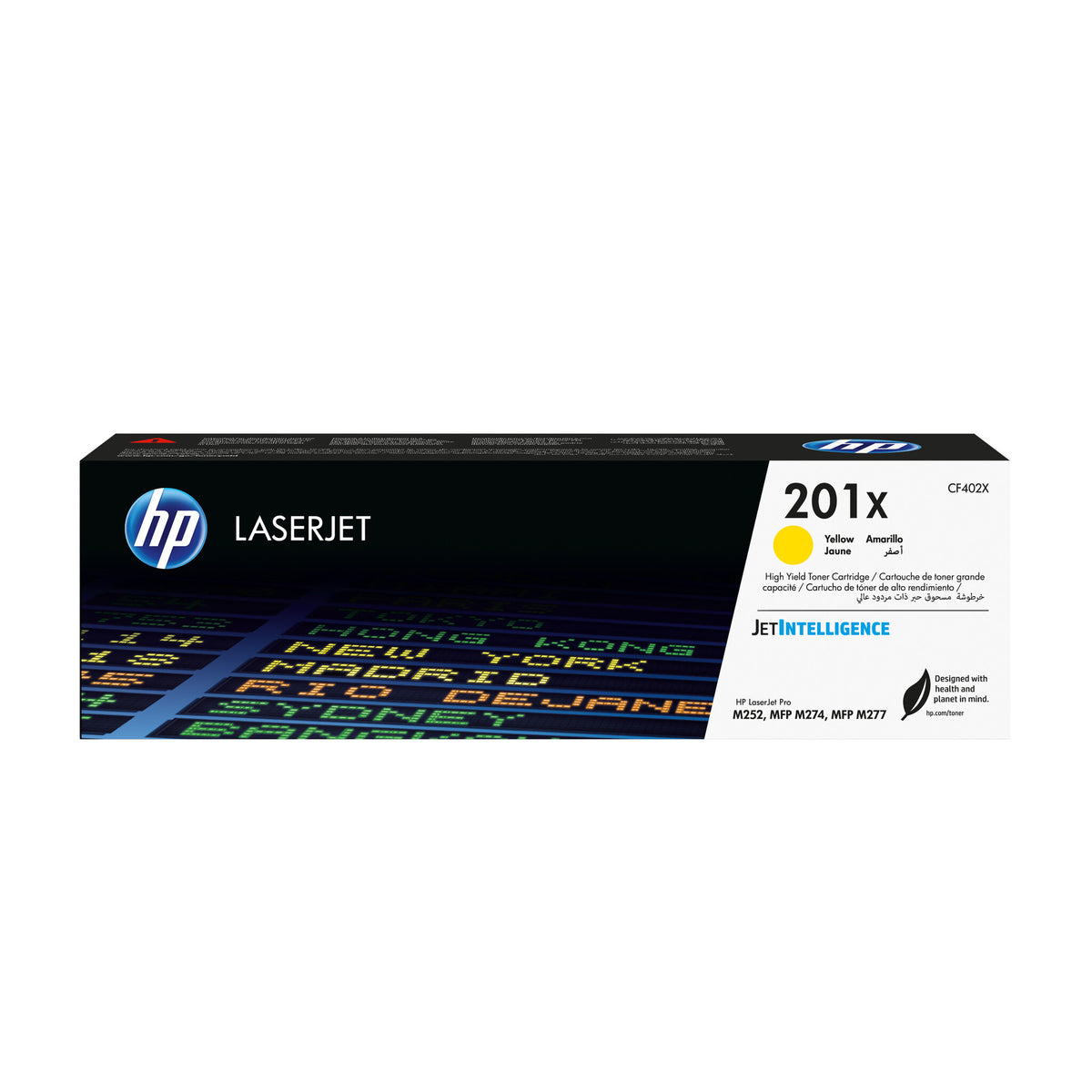 HP Cartucho de tóner original LaserJet 201X de alta capacidad amarillo