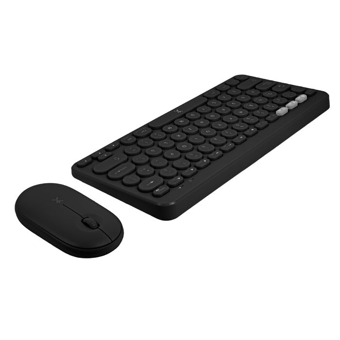 Perfect Choice PC-201397 teclado Ratón incluido Universal RF inalámbrico + bluetooth Negro