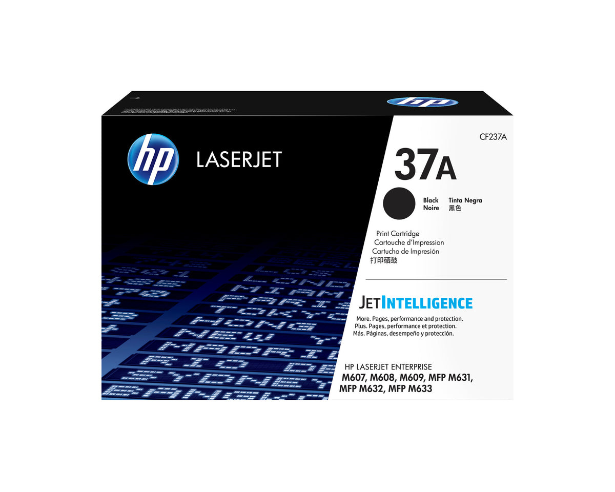 HP Cartucho original de tóner negro 37A LaserJet