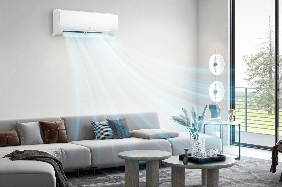 LG VX242C3 sistema de aire acondicionado dividido Unidad interior de aire acondicionado Blanco