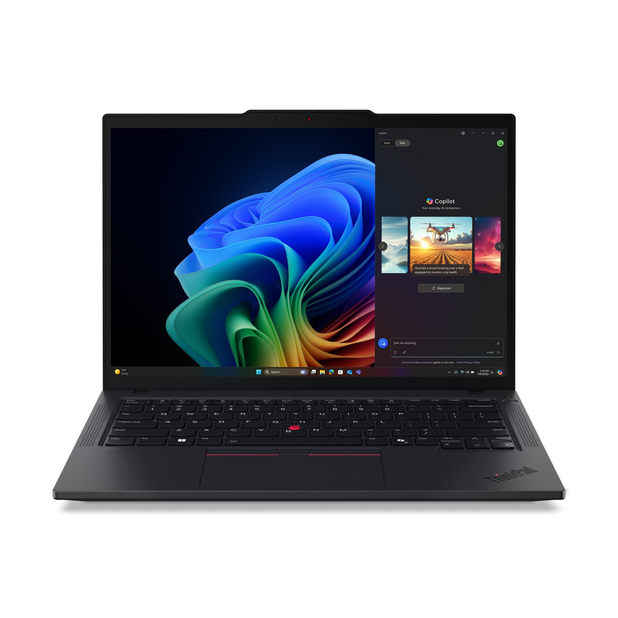 Laptop Lenovo ThinkPad T14 G6 14" WUXGA AMD Ryzen AI 7 PRO 350 NPU 50 TOPS 32GB 1TB Radeon 860M W11Pro Copilot+PC WiFi 7