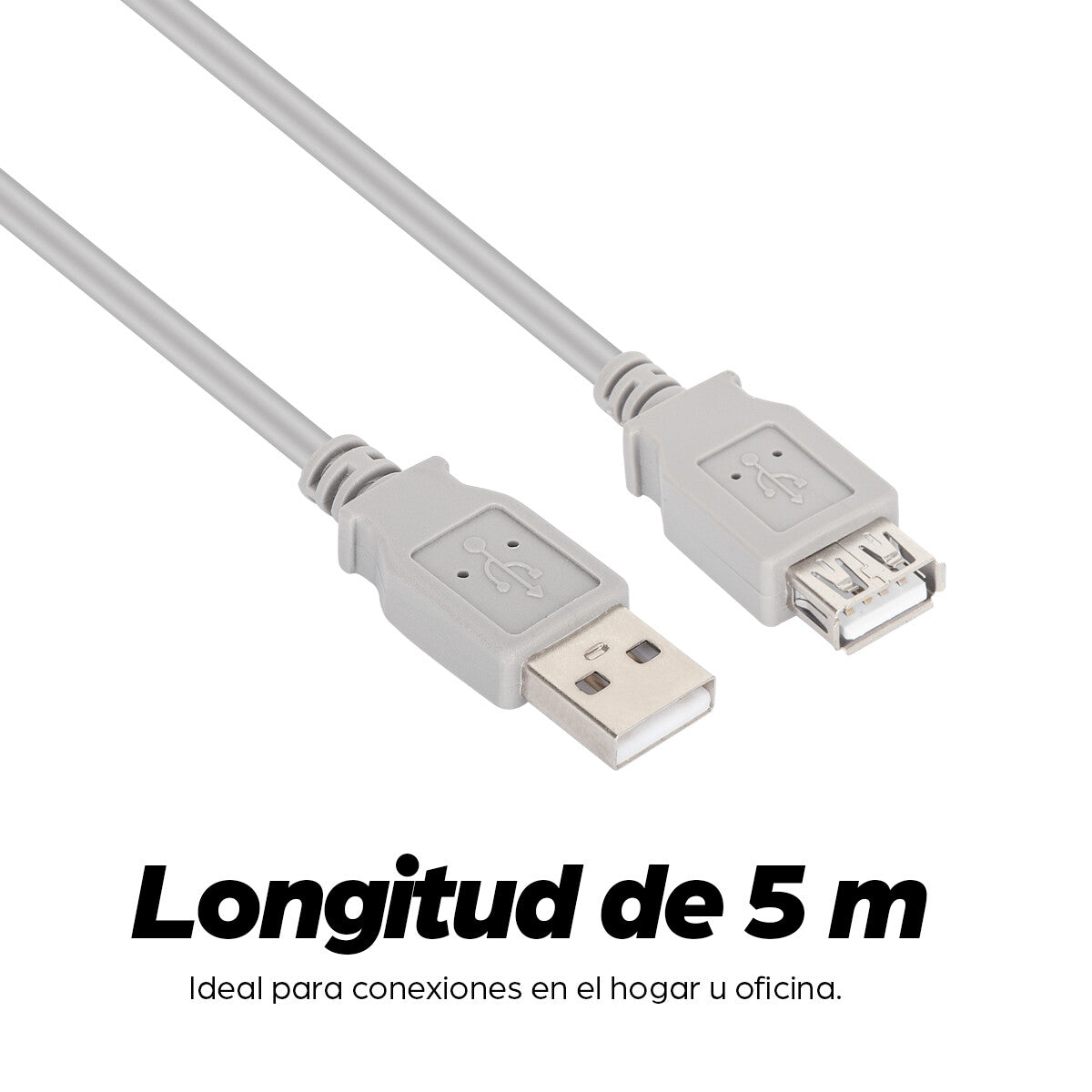Manhattan 165211 cable USB 1.8 m USB A Gris