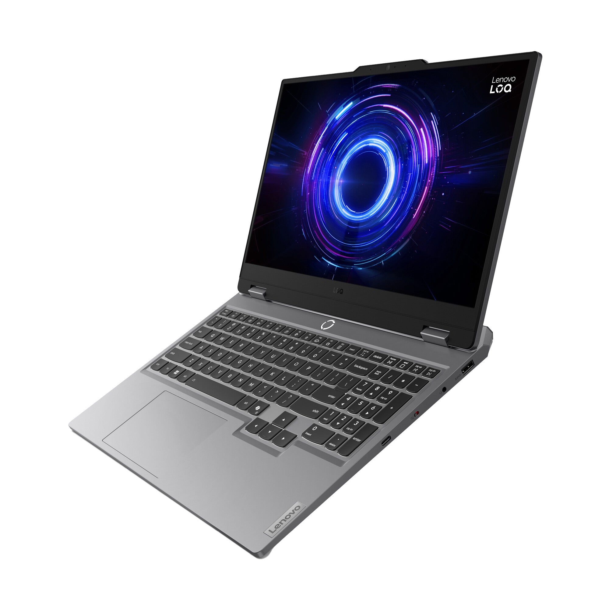 Lenovo LOQ 15IRX10 Intel® Core™ i5 i5-13450HX Computadora portátil 39.6 cm (15.6") Full HD 24 GB DDR5-SDRAM 512 GB SSD NVIDIA GeForce RTX 5050 Wi-Fi 6 (802.11ax) Windows 11 Home Español Gris