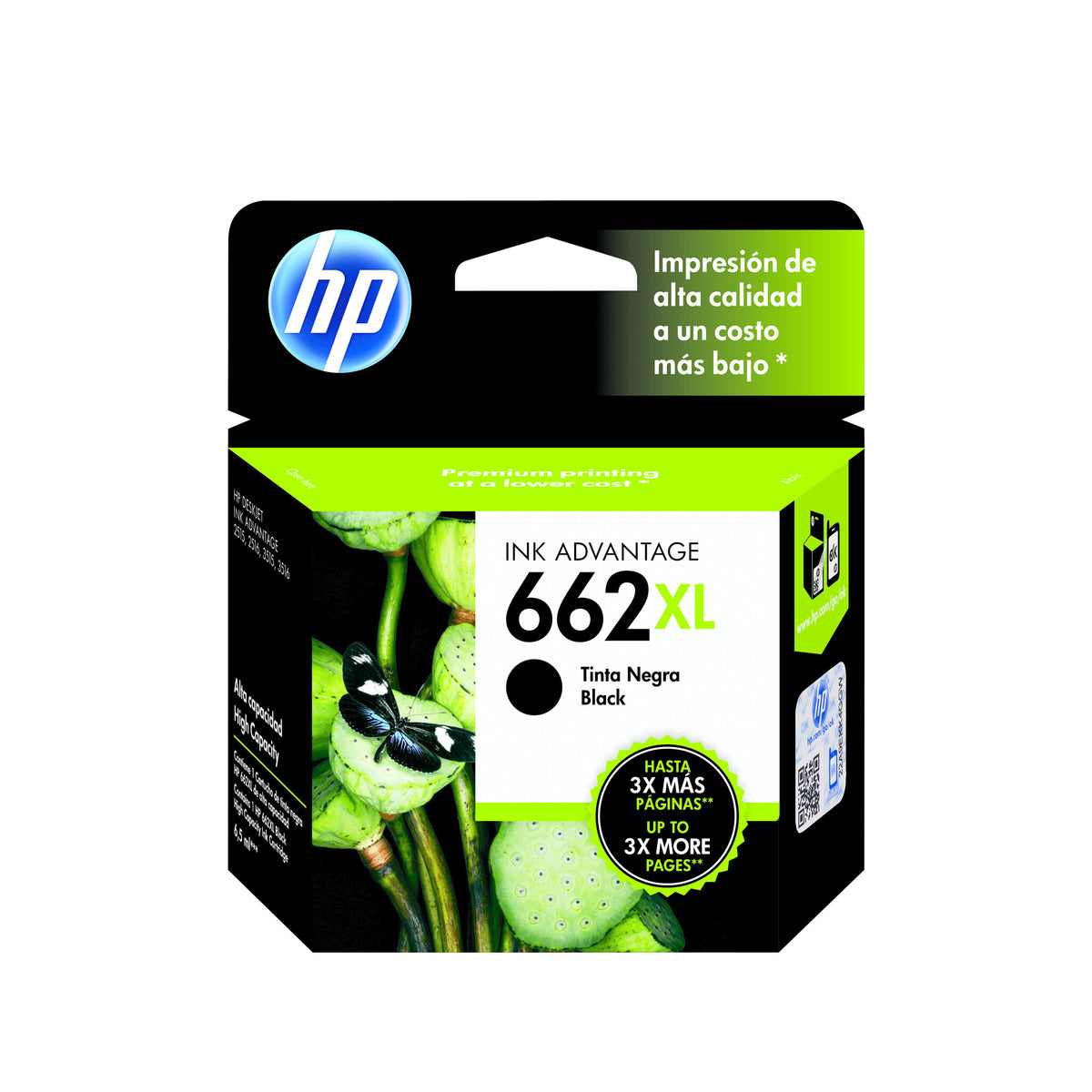 HP Cartucho original de tinta negra 122