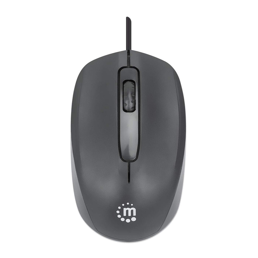 Manhattan Mouse USB óptico con cable - Comfort II
