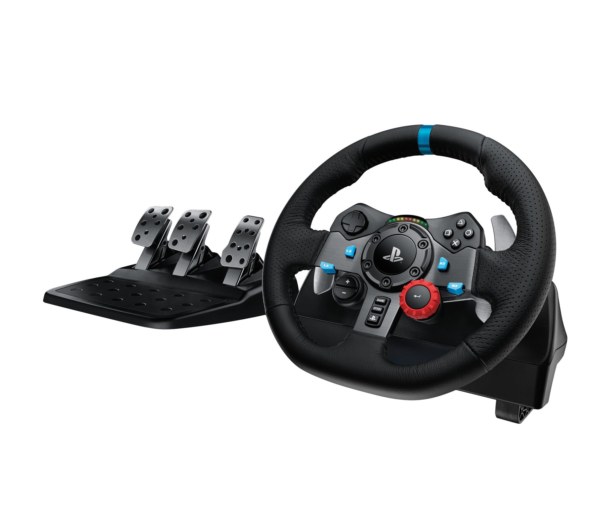 Logitech G 941-000111 control de juego Negro USB Volante + Pedales Analógico/Digital PlayStation 4, Playstation 3