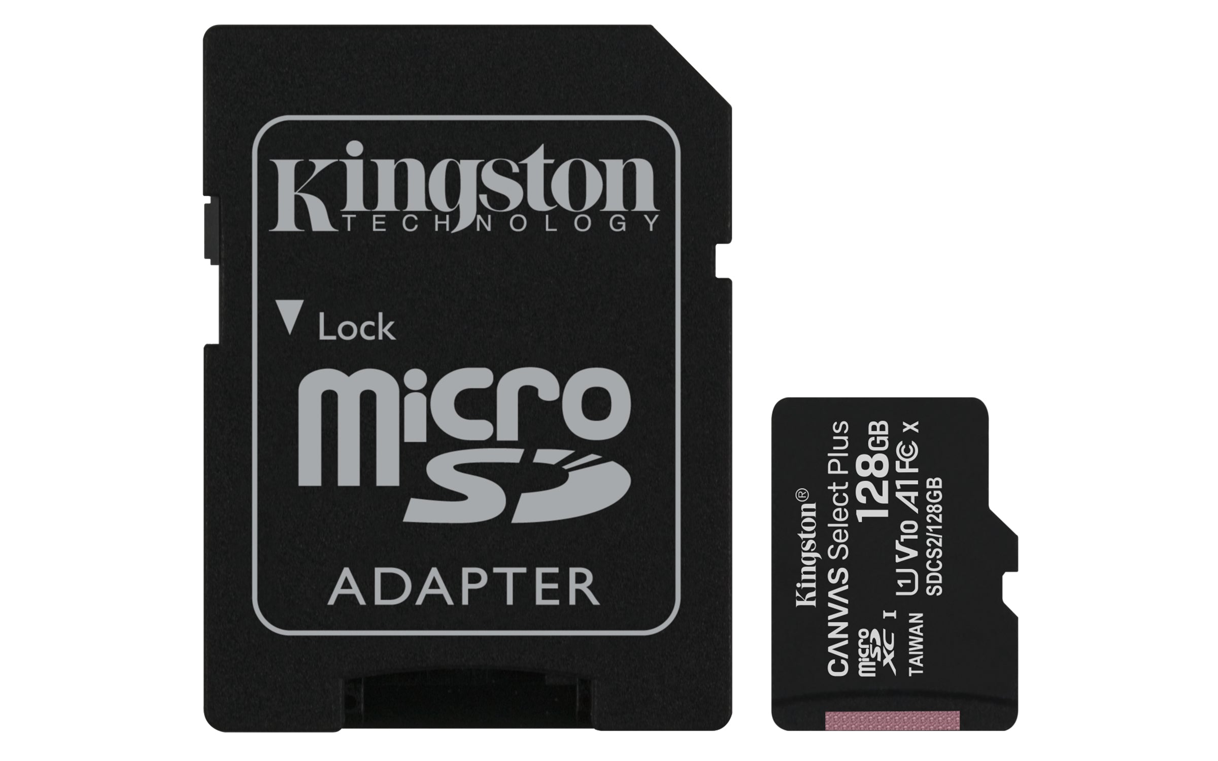 Memoria Micro SD Kingston Canvas Select Plus 128GB UHS-I Clase 10 C/Adaptador