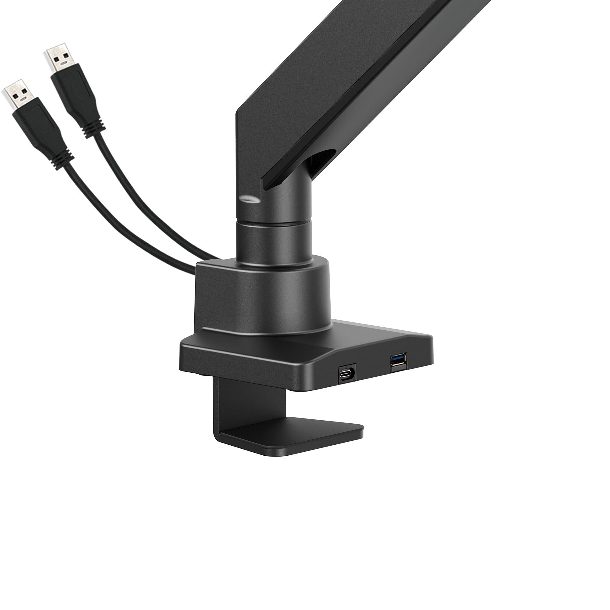 Manhattan 462594 soporte para pantalla plana 144.8 cm (57") Escritorio Negro