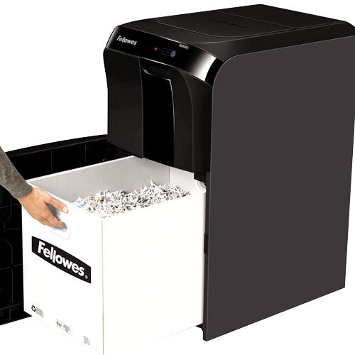 Fellowes Automax 350C trituradora de papel Trituración cruzada 22.9 cm Negro