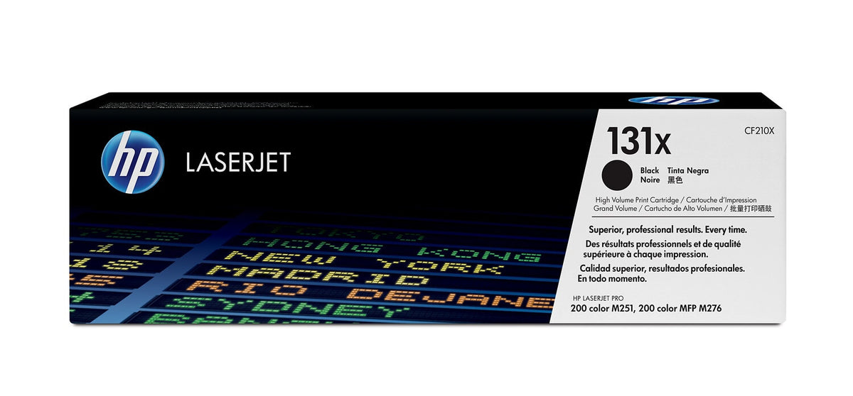 HP Cartucho original de tóner negro de alto rendimiento 131X LaserJet