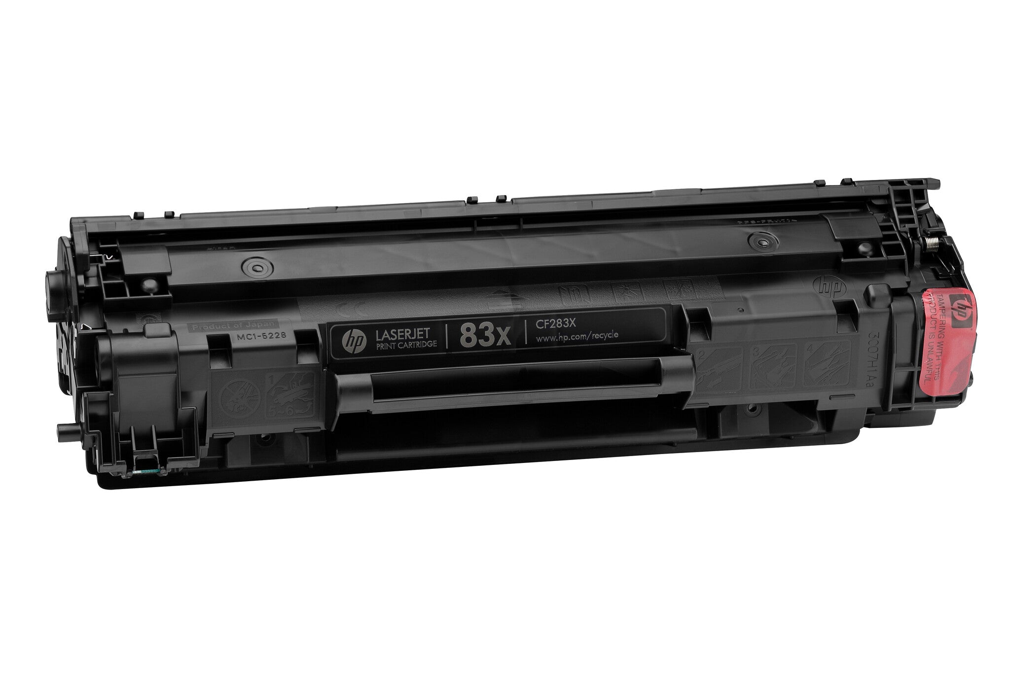 HP Cartucho de tóner negro de alto rendimiento 83X LaserJet original