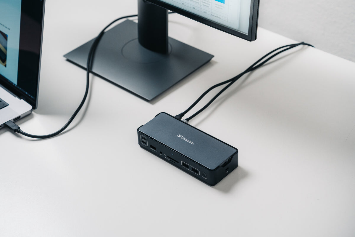 Verbatim CDS-15 Alámbrico USB 3.2 Gen 1 (3.1 Gen 1) Type-C Negro, Gris