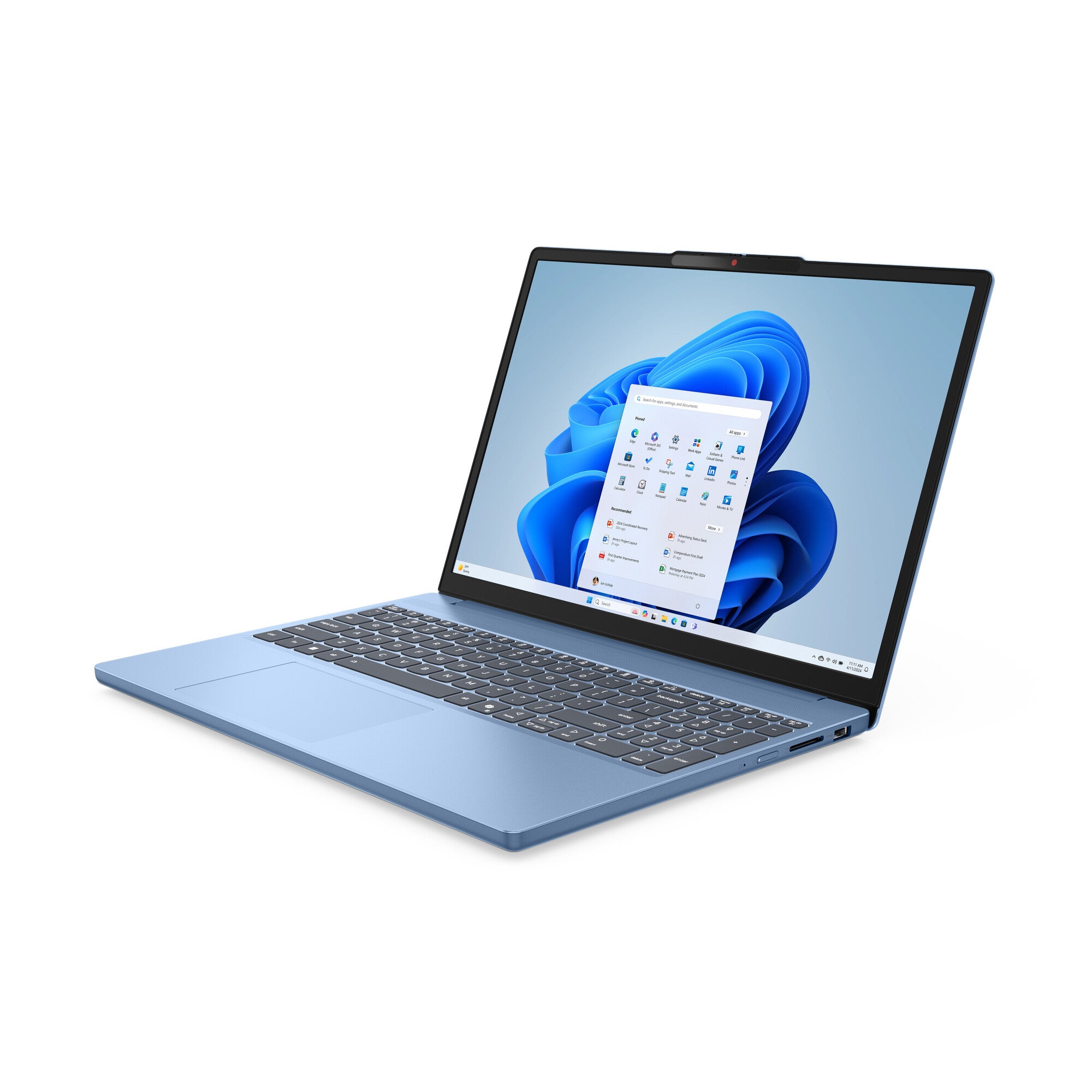 Lenovo IdeaPad Slim 3 15IRH10 Intel® Core™ i7 i7-13620H Computadora portátil 38.9 cm (15.3") WUXGA 16 GB DDR5-SDRAM 512 GB SSD Wi-Fi 6 (802.11ax) Windows 11 Home Español Azul