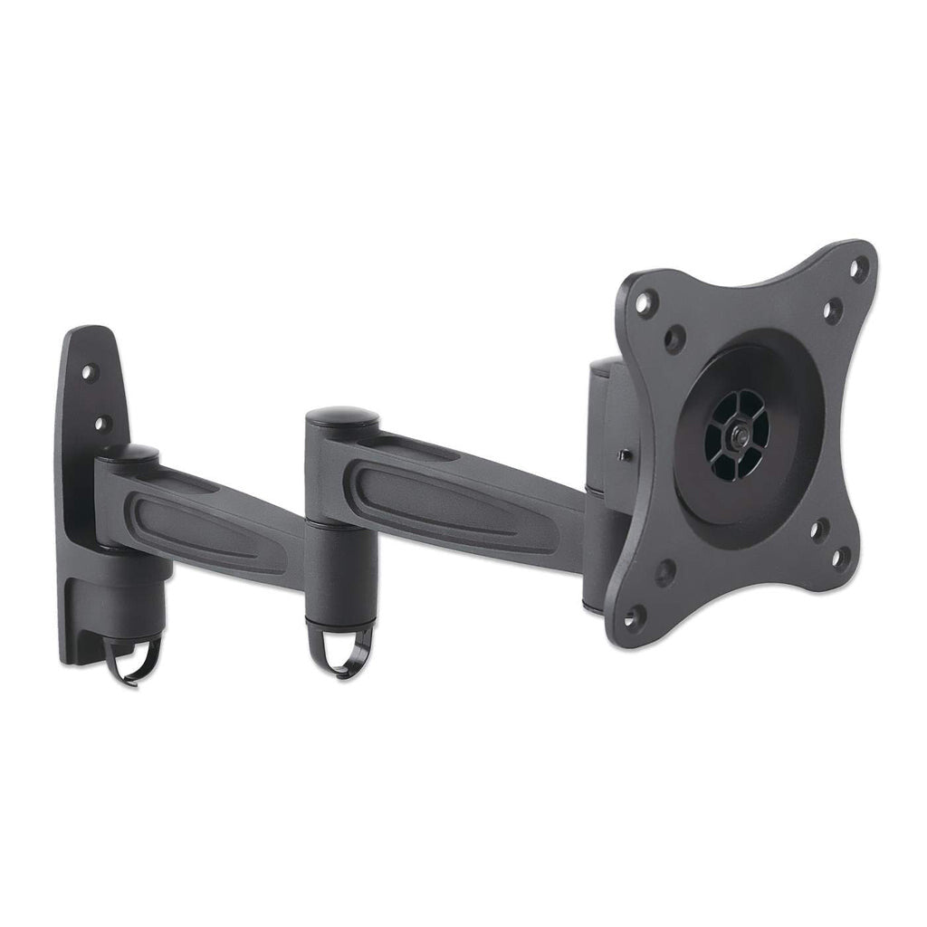 Manhattan Soporte para monitor, de pared, movimiento articulado, pantalla plana de 13" a 27" máximo 15 kg