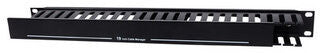 Intellinet Organizador Horizontal 19", 1U, (Metal)