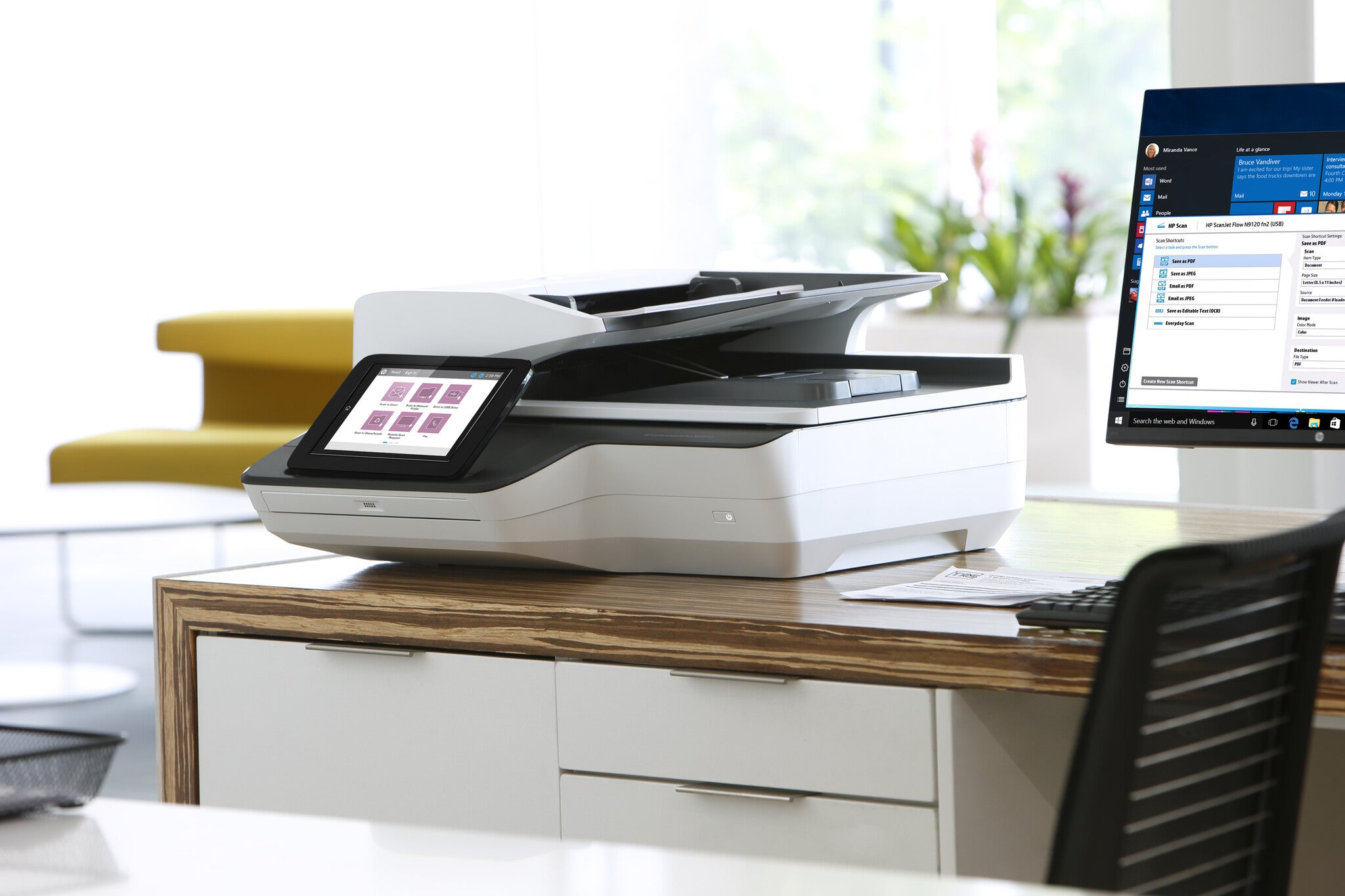 HP ScanJet Enterprise Flow N9120 fn2 Escáner de cama plana 600 x 600 DPI A3 Negro, Blanco
