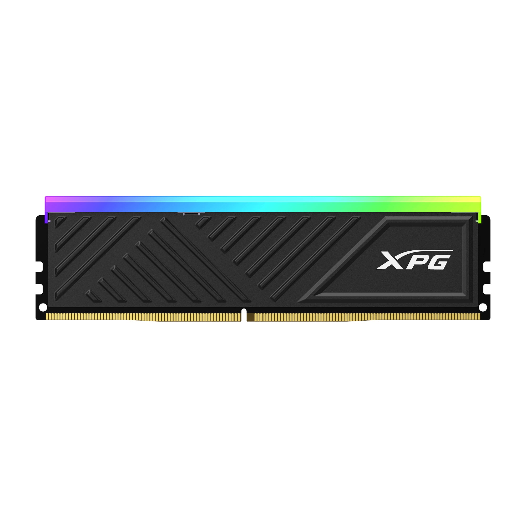MEMORIA XPG SPECTRIX D35G UDIMM DDR4 16GB PC4-25600 3200MHZ CL16 288PIN 1.35V RGB CON DISIPADOR PC/GAMER COLOR NEGRO AX4U320016G16A-SBKD35G