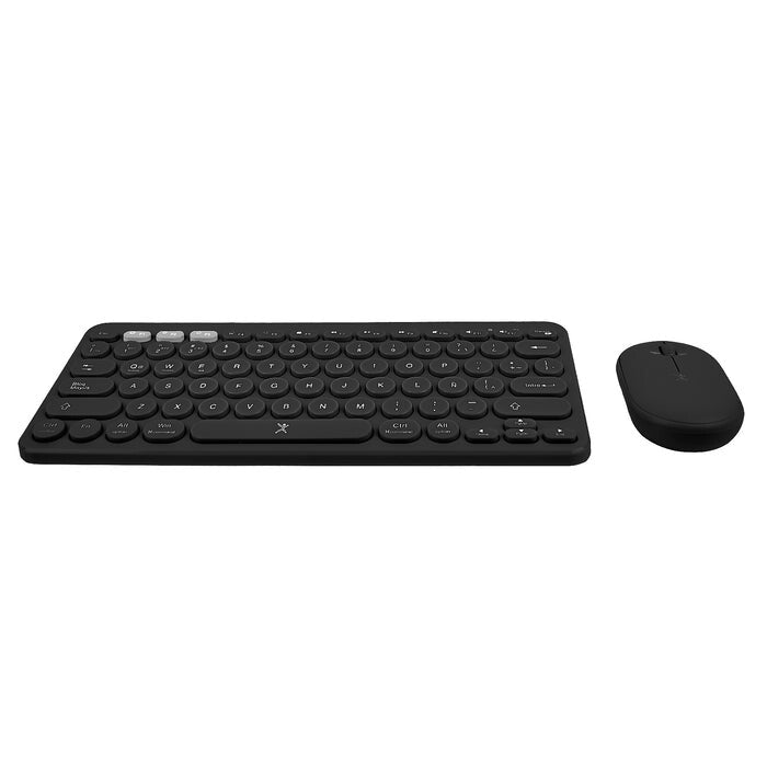 Perfect Choice PC-201397 teclado Ratón incluido Universal RF inalámbrico + bluetooth Negro