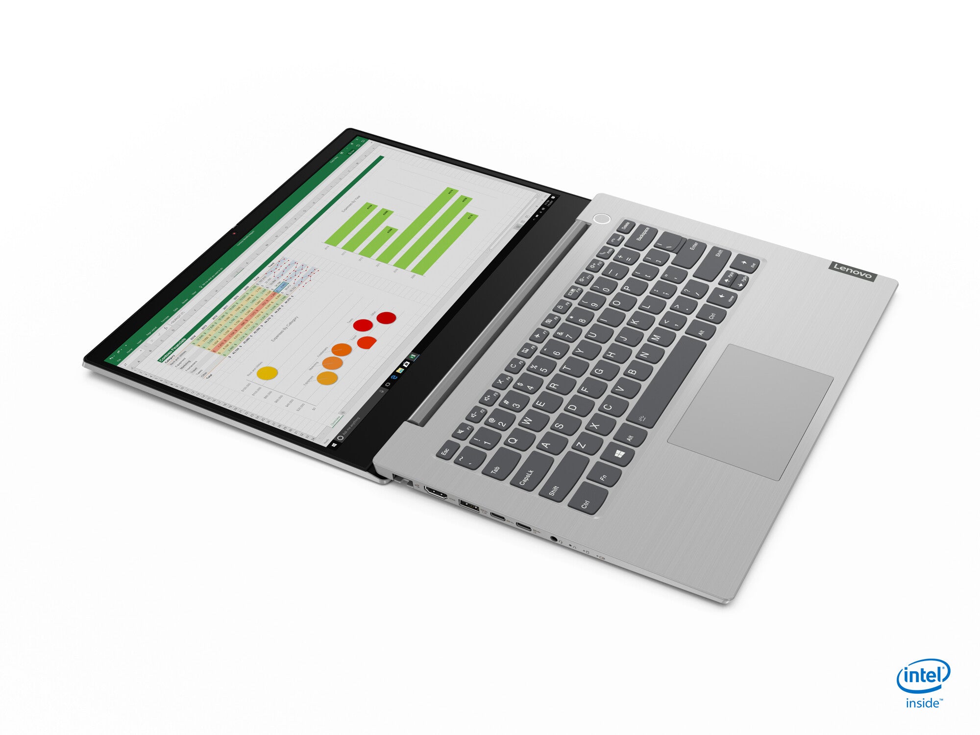 Lenovo ThinkBook 14 IIL Intel® Core™ i3 i3-1005G1 Computadora portátil 35.6 cm (14") Full HD 8 GB DDR4-SDRAM 1 TB Unidad de disco duro Wi-Fi 6 (802.11ax) Windows 10 Pro Gris