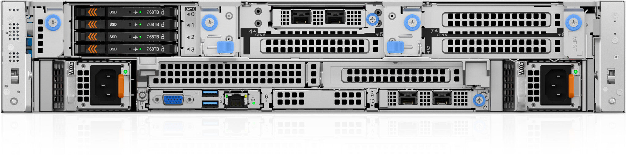 DELL PowerEdge R570 servidor 2 TB Bastidor (2U) Intel Xeon 6 6511P 2.3 GHz 32 GB DDR5-SDRAM 1100 W