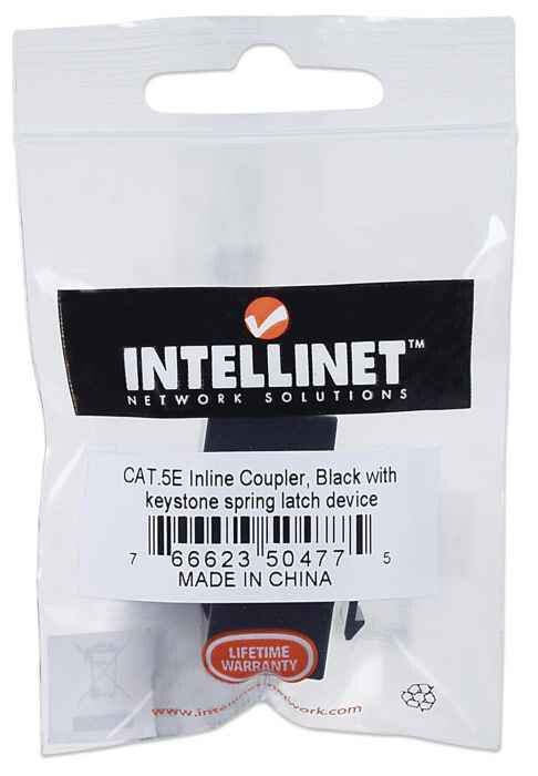 Intellinet COPLE RJ45 A RJ45 CAT5e KEYSTONE NEGRO UTP