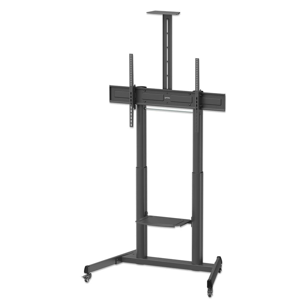 SOPORTE/462709/MANHATTAN/SOPORTE TIPO CARRITO CON AJUSTE DE ALTURA SIN HERRAMIENTA PARA PANTALLAS GRANDES DE 60 A 120