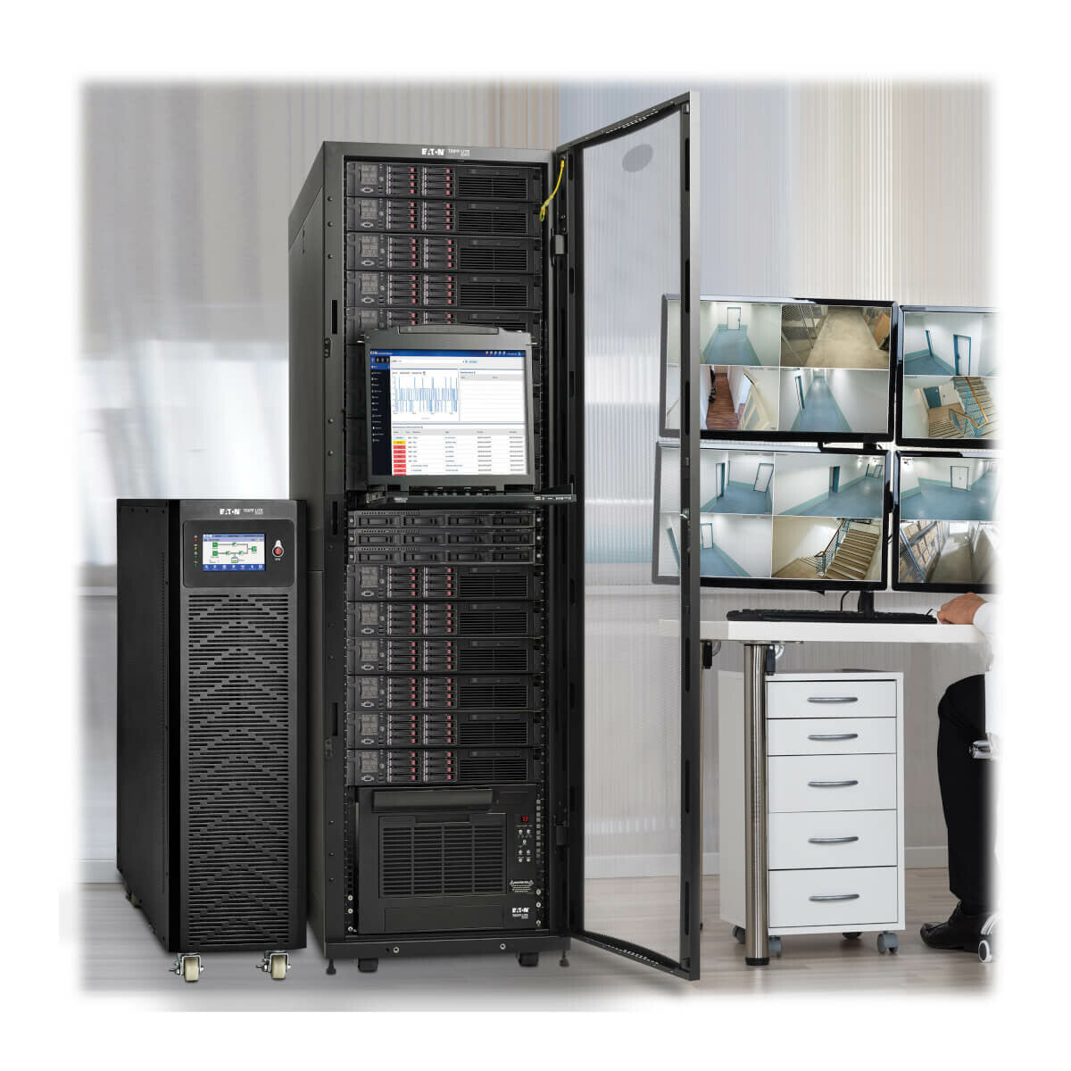 Tripp Lite S3M30K UPS trifásico de doble conversión208/220/120/127V 30kVA/kW - Unidad de factor de potencia (Unity PF), requiere baterías externas