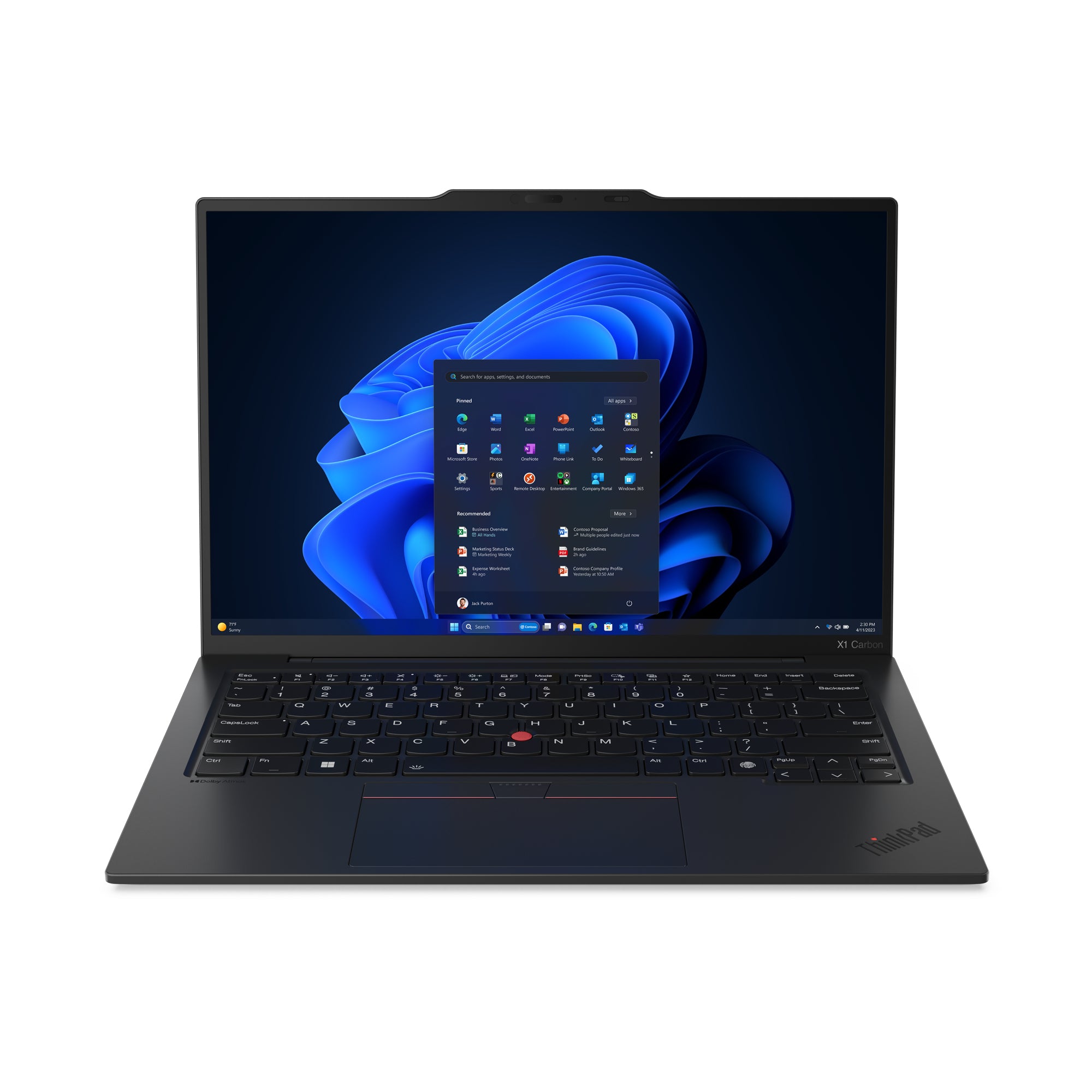 Laptop Lenovo ThinkPad X1 Carbon G12 14 Intel Ultra 7 155H Ram 32GB Disco duro 1TB SSD Windows 11 Pro Negro