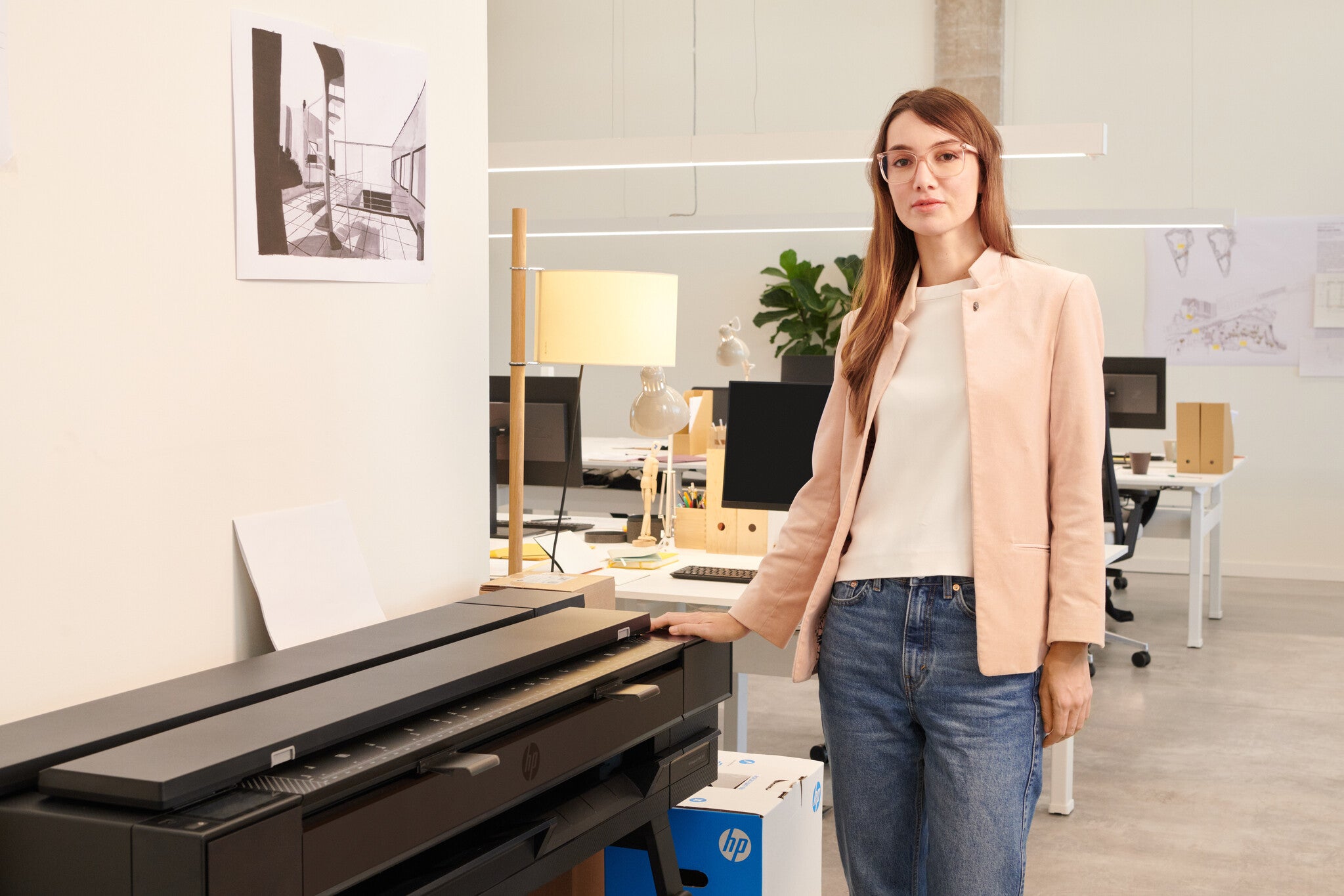 HP Designjet Impresora multifuncional T850 de 36 pulgadas