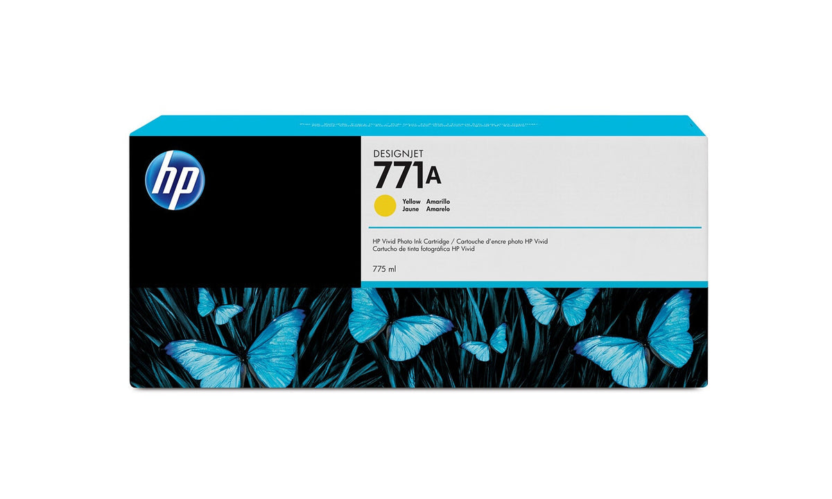 HP Cartucho de tinta DesignJet 771A de 775 ml amarillo