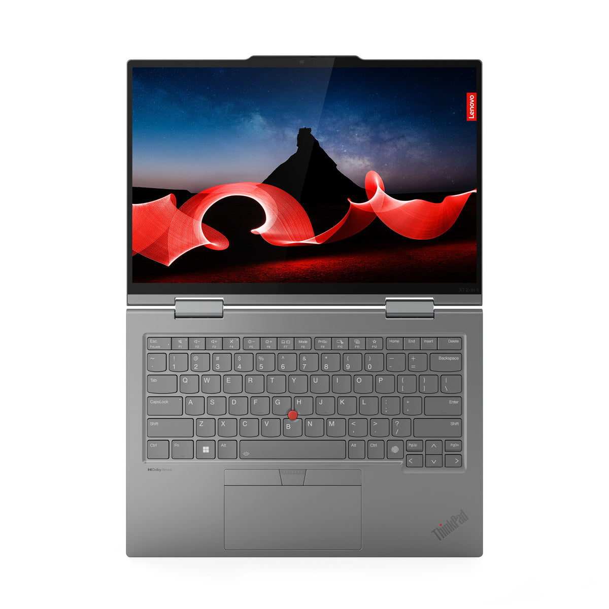 Lenovo ThinkPad X1 2-in-1 Gen 9 Intel Core Ultra 7 155U Híbrido (2-en-1) 35.6 cm (14") Pantalla táctil WUXGA 16 GB LPDDR5x-SDRAM 512 GB SSD Wi-Fi 6E (802.11ax) Windows 11 Pro Español Gris